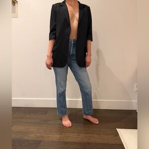 Elizabeth and James Light Blue Straight-Leg Jeans